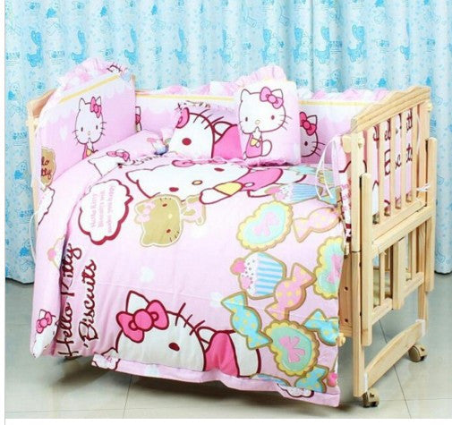 Bedding Set Bedspread Newborn Cot Bumper Pad