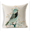 Colorful Birds Almofadas Decorative Pillow