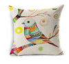 Colorful Birds Almofadas Decorative Pillow
