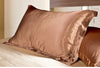 Double Silk Pillow Camel Case