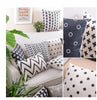 Retro Decorative Pillow Black And White