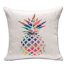 New Sketch Pineapple Cotton Linen Pillow